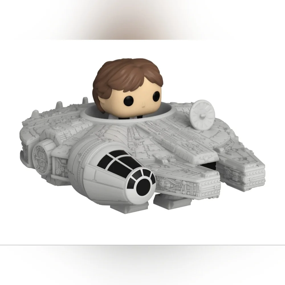 Funko Bitty POP Ride: Star Wars Han Solo with the Millennium Falcon Collectible
